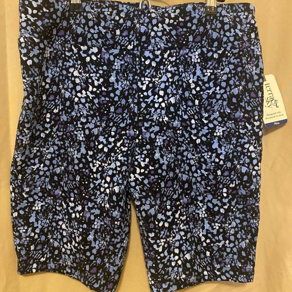 BLUE TERRA and SKY BIKE SHORTS
